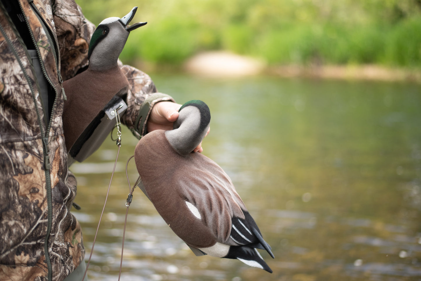 4 pack - Fully Flocked Wigeon Decoys