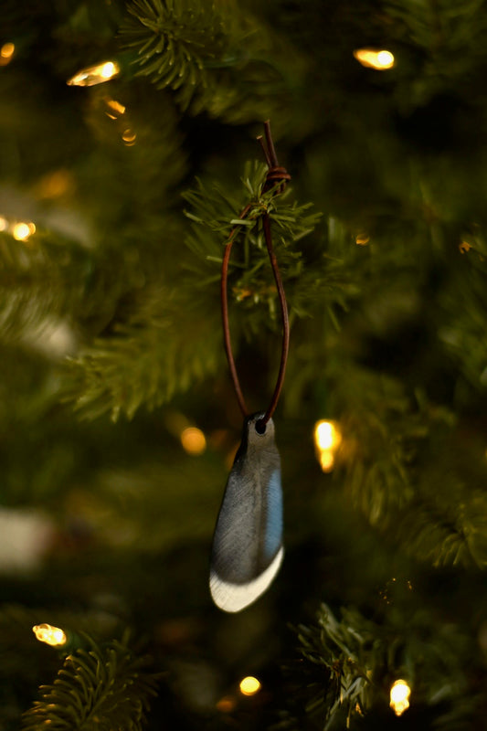 Mallard Speculum Feather Ornament