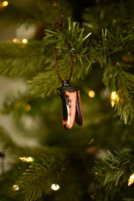 Mallard Hen Quacking Ornament